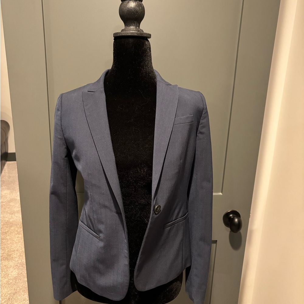 Banana Republic Navy Blue Blazer 0P